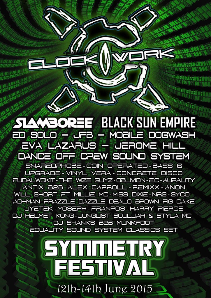 SYMMETRY FESTIVAL 2015 Headliners Slamboree