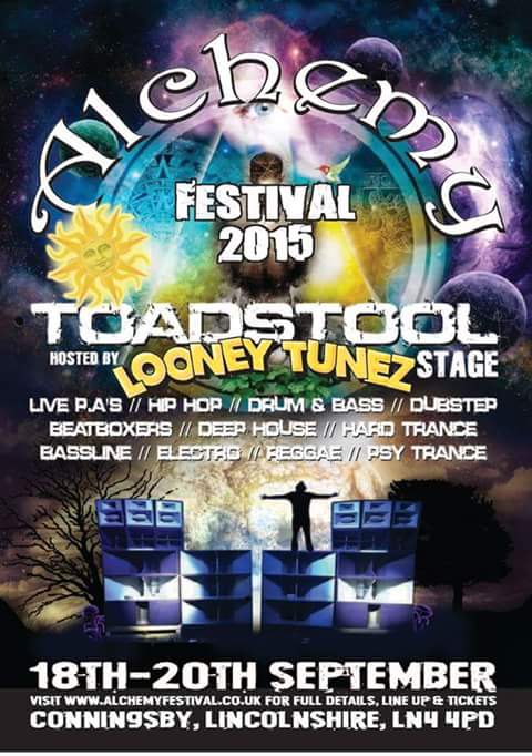 Alchemy Festival Toadstool Stage Headliners - Ed Solo And Ratpack